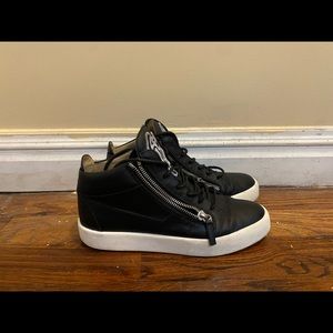 Giuseppe Zanotti high top zipper sneaker